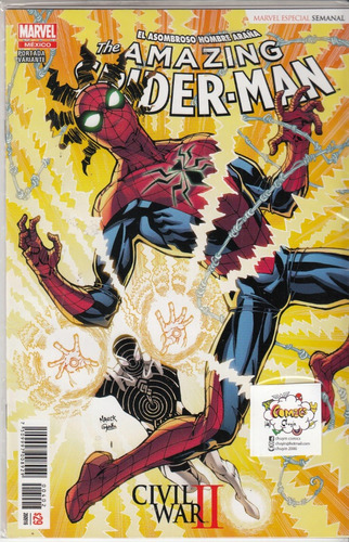 Comic Civil War 2 Amazing Spider-man # 2 Nuevo Carton Bolsa