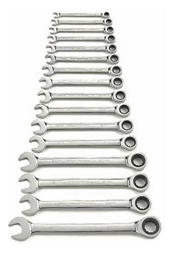 Piece Metric Master Ratcheting Wrench Set