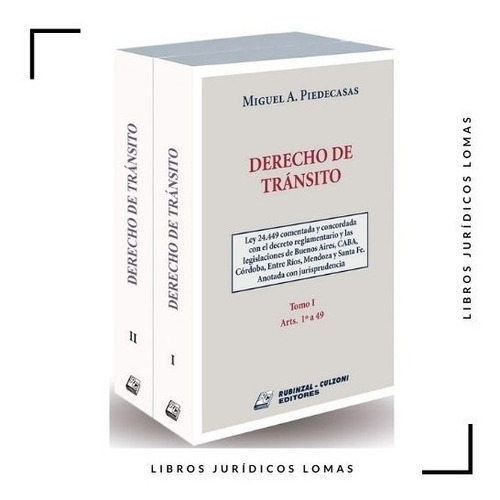 Derecho De Tránsito. 2 Ts.