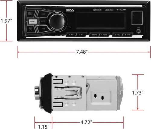 Boss Audio Systems 611uab Sistema Estéreo Para Automóvil: Di