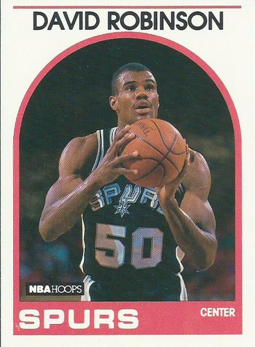 Barajita David Robinson Rookie Card Hoops 1989 #310 Spurs