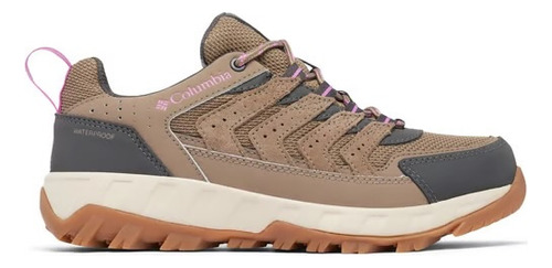 Zapatilla Columbia Strata Trail Low Wp Mujer Wet Sand Berry