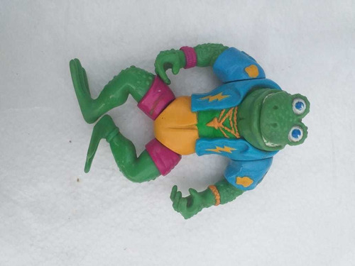 Tortugas Ninja Genghis Frog Playmates 1989  11cm
