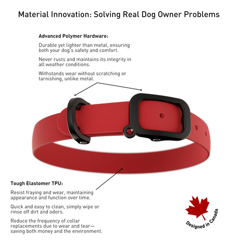 Collar Impermeable Para Perros Cómodo Y Ajustable Para Exter