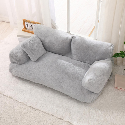 Sofá Cama Para Mascotas Sofá Cama Para Gatos Gris Claro L