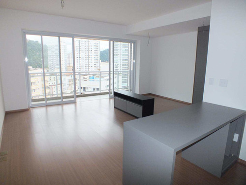 Apartamento Com 1 Dorm, Pompéia, Santos - R$ 600 Mil, Cod: 1056 - V1056