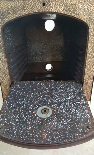 Cocina Horno Leña Fundición Enlozado Tapa Marm Deco Antiguo (Usado)