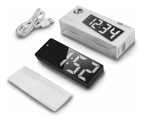 Reloj De Mesa Despertador Digital Gh0712l Reloj Makashop
