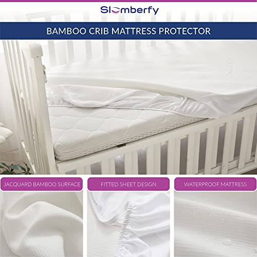 Protector De Colchón De Bambú Hipoalergénico Para Cuna