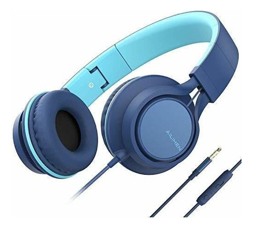 Auriculares Ailihen C8 Ligeros Y Plegables Con Microfono Par