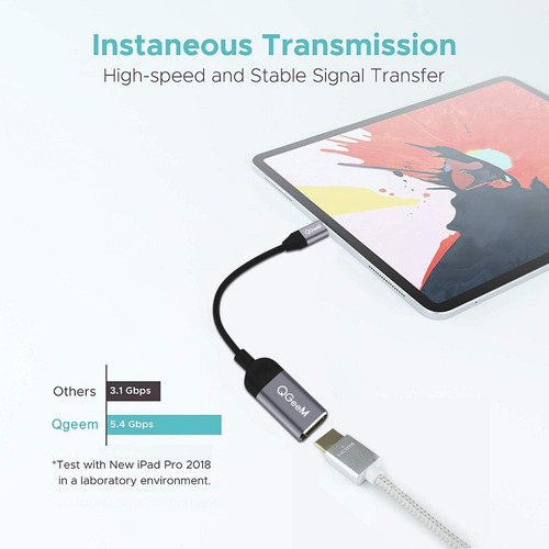 Imagen 6 de 9 de Adaptador Usb Tipo C Hdmi Para Cromebook Macbook Surface 4k