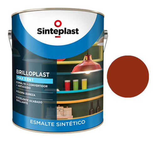 Brilloplast Beige-castaño-cedro-marron  1/2lts Sinteplast