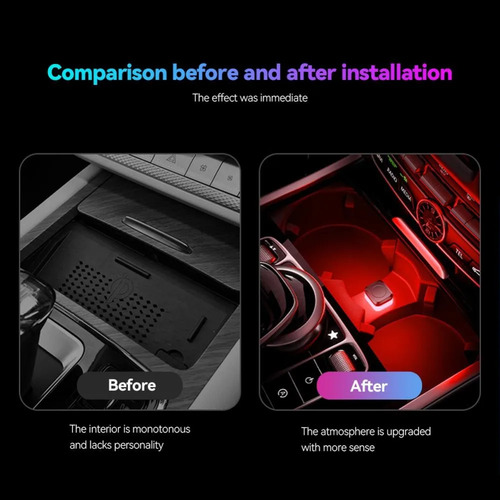 Luz Led De Decoración Con Luz Ambiental Mini Usb For Coche