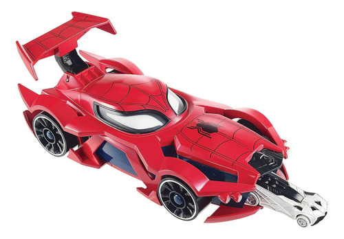 Hot Wheels Marvel Spider-man Web-car Launcher Con Ojos Activ