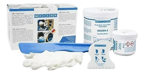 Resina Epoxica Carga De Acero 0.5 Kg Weicon A