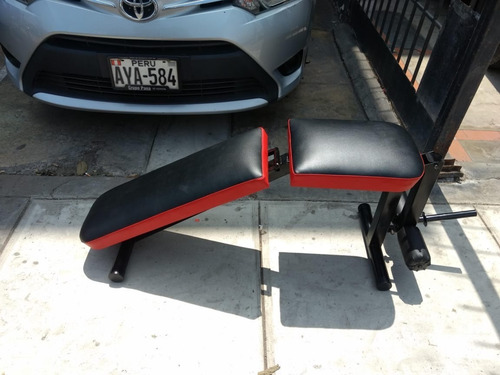 Banca Libre Abdominal+ Ejercitador D Piernas 4 Niveles Nuevo