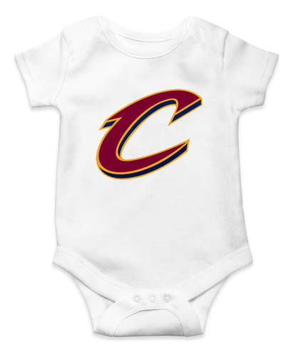 Body Para Bebé Personalizado Cleveland Cavaliers Logo C