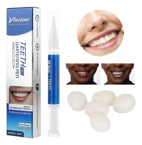 Reemplazo Dental Temporal 5 Dientes + Lápiz Blanqueo Rápido
