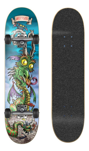 Patineta Para Principiante Diseño Dragon