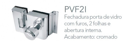 Fechadura Elétrica Para Porta De Vidro Agl Pvf2i
