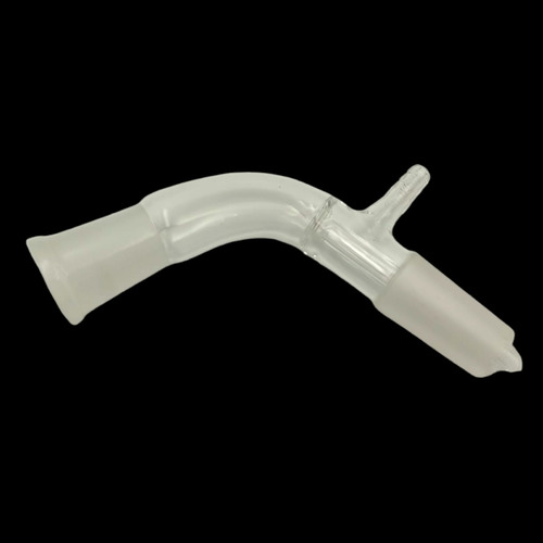 Conector De Destilacion Al Vacio Curvo 105 Grados 24/40