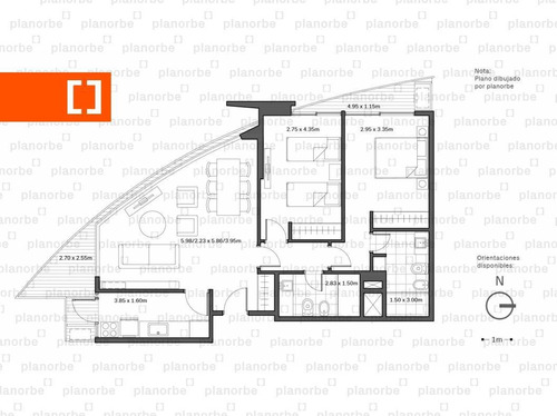 Venta De Apartamento Obra Construcción 2 Dormitorios En Buceo, More Buceo Unidad 2102