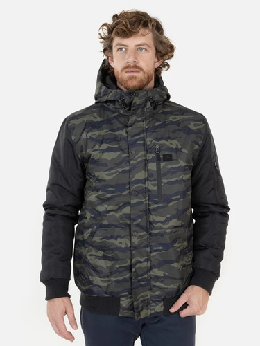 Chaqueta Hombre Mimetized Bomber Rusty