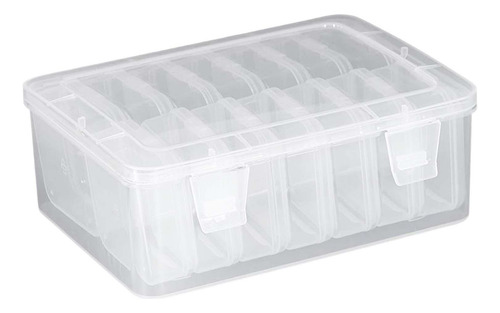 Caja De Almacenamiento De Cuentas Con 14 Ranuras Semillas