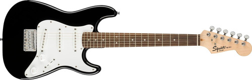 Squier Mini Stratocaster - Guitarra Eléctrica, Color Negro, 