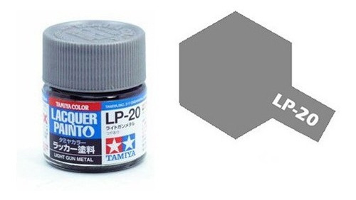 Modelismo Pintura Tamiya Lp-20 Light Gun Metal 1/24 1/16