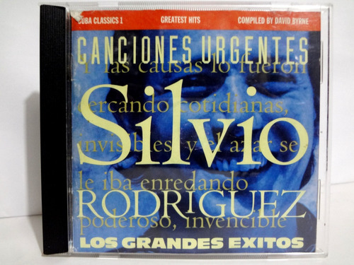 Cd Silvio Rodriguez - Los Clásicos De Cuba 1 Francia (1991)