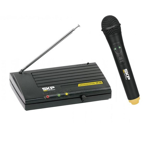 Microfono Inalambrico Profesional De Mano Dj Skp Vhf-695