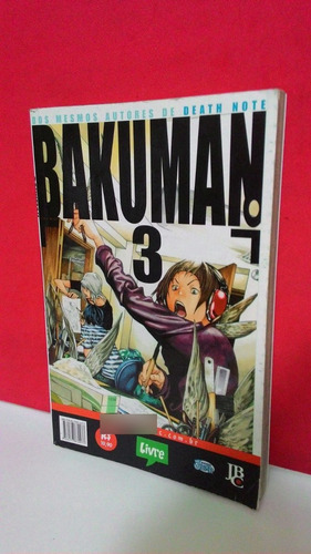 Hq Mangá Bakuman Vol. 3 Tsugumi Ohba Arte Takeshi Obata- Jbc