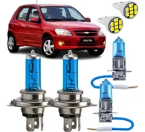 Comprar Kit Lâmpadas H4 H3 Celta Iluminação Branca 6500k Carro 12v