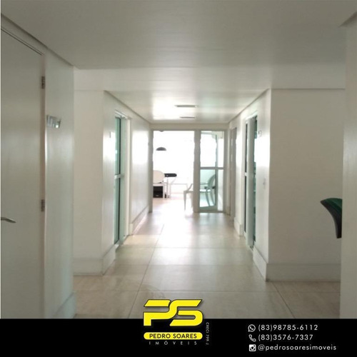 Imagem 13 de 15 de Cobertura Com 3 Dormitórios À Venda, 309 M² Por R$ 1.500.000 - Tambaú - João Pessoa/pb - Co0069