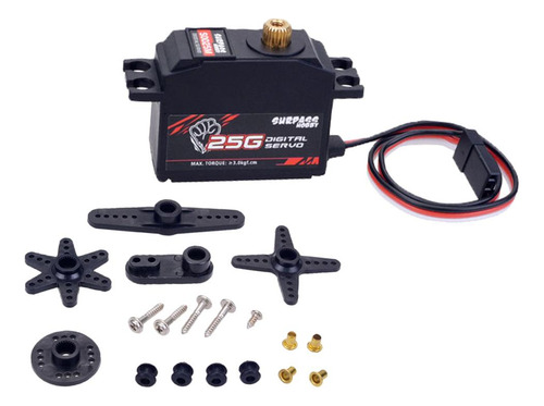 25g Servo De Engrenagem De Plástico Para 1/12 Rc S0025m