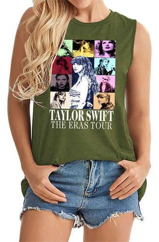 Polera Chaleco Estampada Taylor Swift - The Eras Tour 1 -dtf