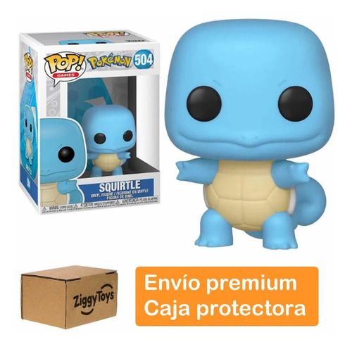 Funko Pop Games Pokemon Squirtle #504