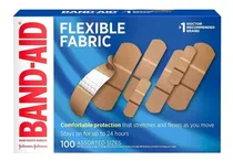 Comprar Vendajes Adhesivos, Curitas Flexibles, Tela Surtida, 100 X 2