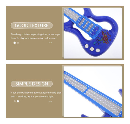 2025 Accesorios: Guitarra For Niños, Juguete Clásico For