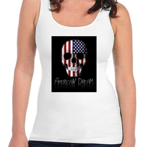 Musculosa Calavera American Dream