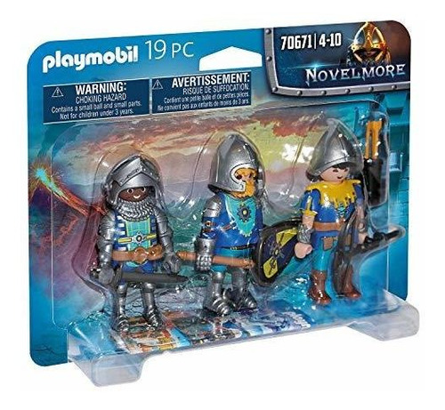 Juguete De Soldados Playmobil - Set Caballeros De Novelmore