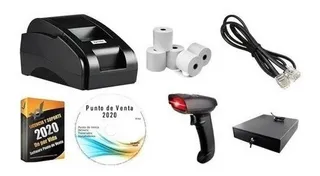 Kit Punto De Venta Impresora, Cajón, Lector Y Sistema+3rollo