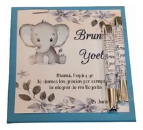 Comprar Chocolates Nacimiento Baby Shower Bautizo Niño 50 Pz + Osito