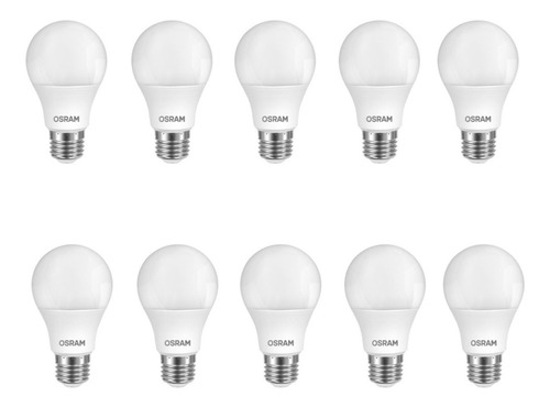 Lámpara Foco Led Osram 14w Pack X 10 5frias + 5calidas 