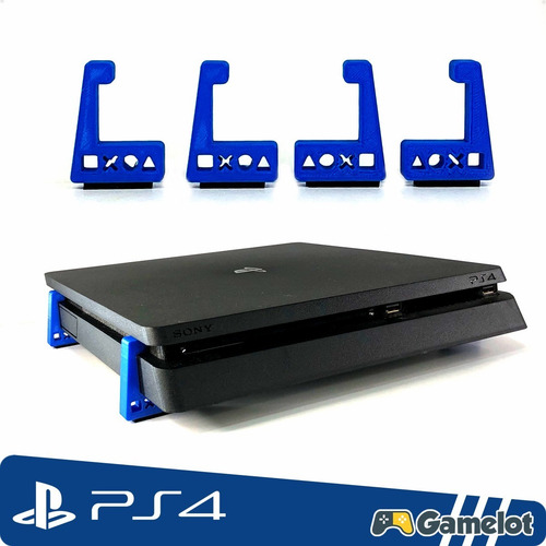Imagem 1 de 4 de Suporte Mesa Horizontal Pezinho Lateral Console Ps4 Slim Pro