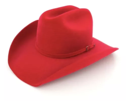 Chapéu Country Cowboy Cowgirls Vermelho Rodeio Feminino