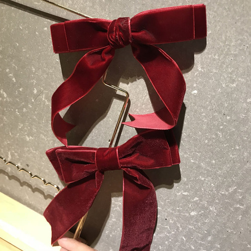 Pinzas Para El Pelo M Con Lazos Navideños Para Mujer C 1012
