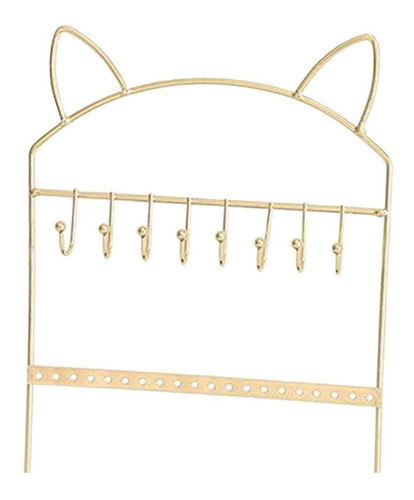 Imagen 6 de 7 de Organizador Colgante Mesa Porta Collares 3 Oro