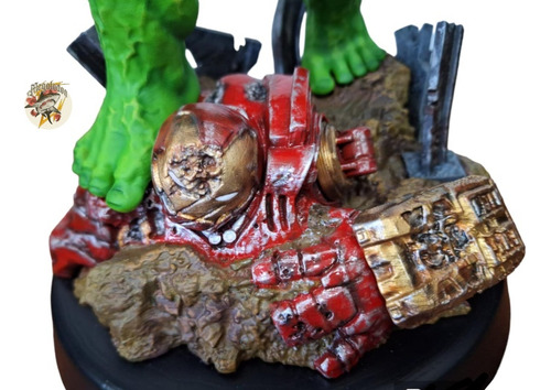 Figura De Hulk Vs Hulkbuster 3d